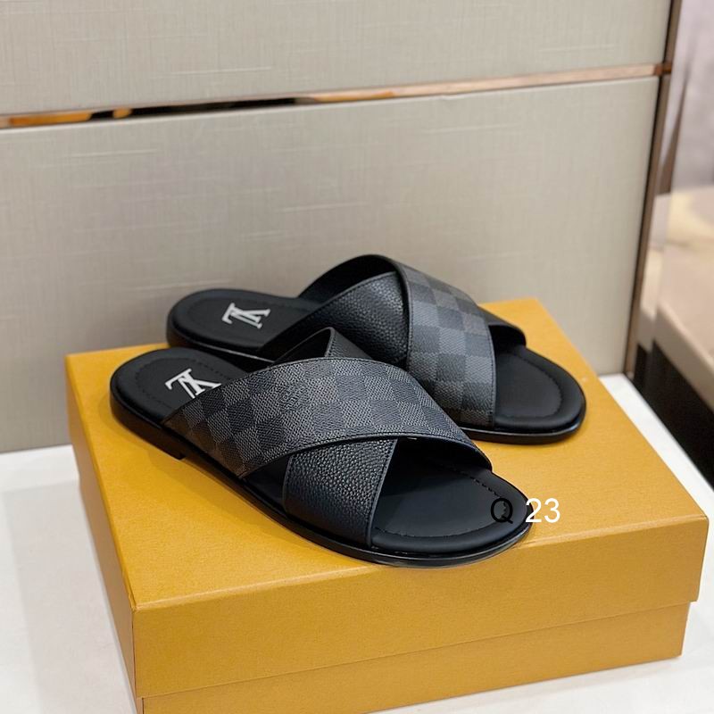 Louis Vuitton slippers men-LV6608S